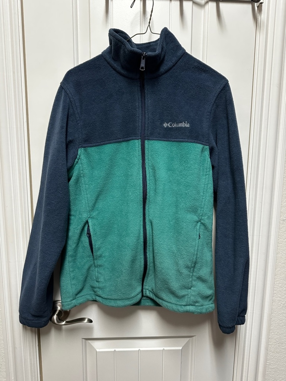 Columbia Two-Tone Jacket - Teal & Navy